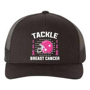 Tackle Breast Cancer Football Helmet Yupoong Adult 5-Panel Trucker Hat