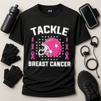 Tackle Breast Cancer Football Helmet Performance Shirt