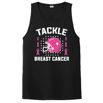 Tackle Breast Cancer Football Helmet PosiCharge Competitor Tank