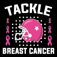 Tackle Breast Cancer Football Helmet Full Zip Hoodie