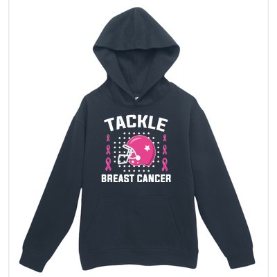 Tackle Breast Cancer Football Helmet Urban Pullover Hoodie