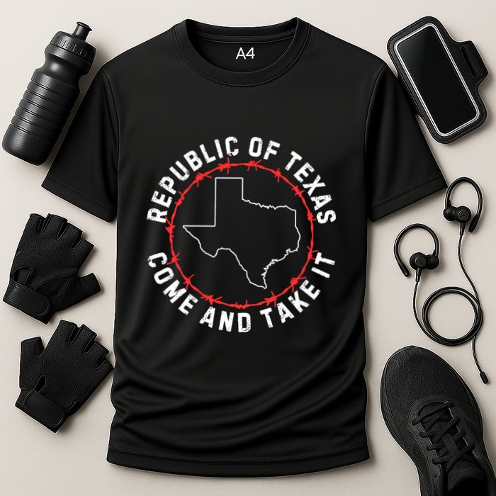 Texas Border Crisis Come And Take It Performance Shirt
