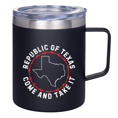Texas Border Crisis Come And Take It 12oz Stainless Steel Coffee Mug