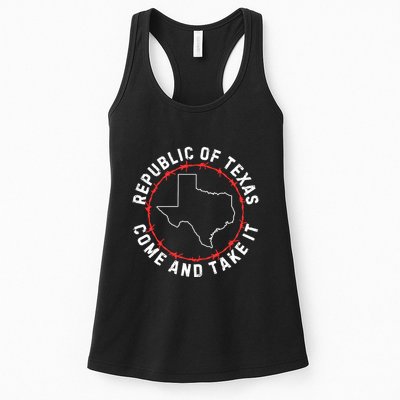 Texas Border Crisis Come And Take It Womens Tank Top