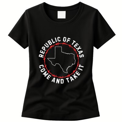 Texas Border Crisis Come And Take It Womens T-Shirt