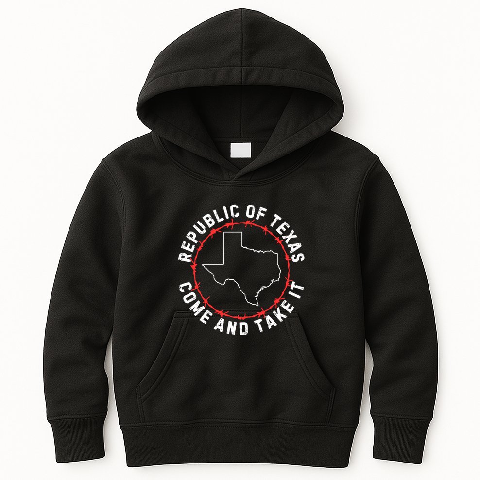 Texas Border Crisis Come And Take It Kids Hoodie
