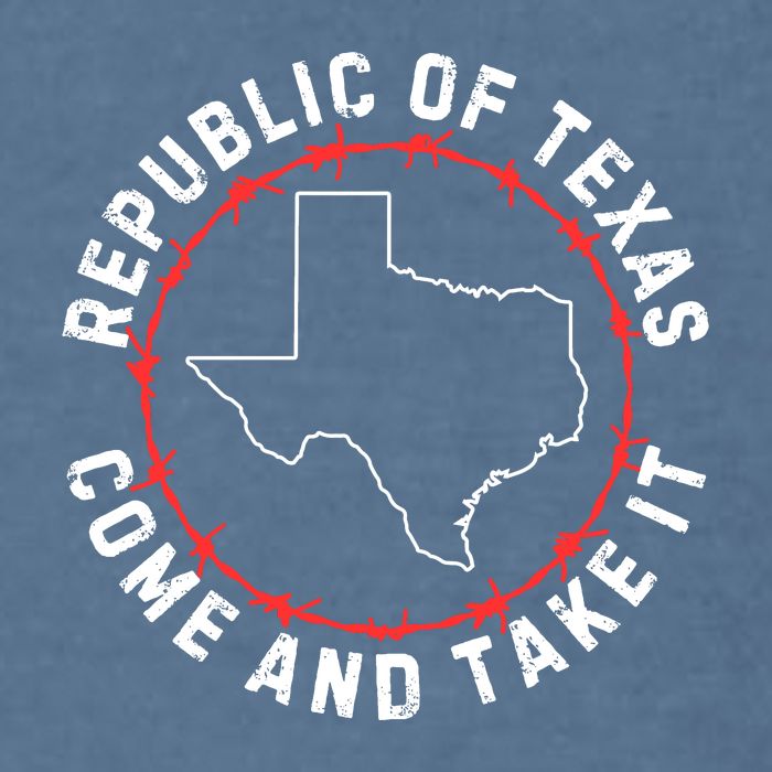 Texas Border Crisis Come And Take It Garment-Dyed Sweatshirt