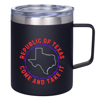 Texas Border Crisis Come And Take It 12oz Stainless Steel Coffee Mug