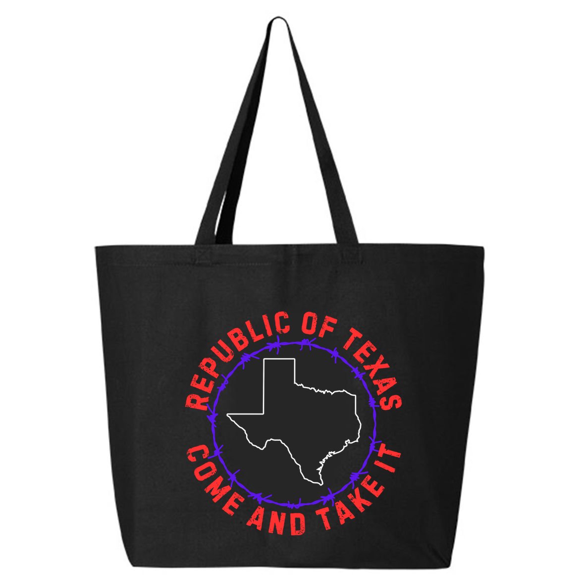 Texas Border Crisis Come And Take It 25L Jumbo Tote