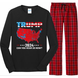 Trump Better Coverage Than 5g Can You Hear Us Now Political Long Sleeve Pajama Set