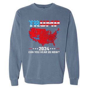 Trump Better Coverage Than 5g Can You Hear Us Now Political Garment-Dyed Sweatshirt