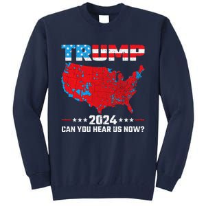 Trump Better Coverage Than 5g Can You Hear Us Now Political Tall Sweatshirt