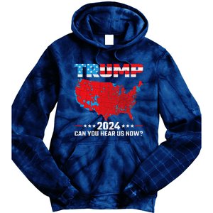 Trump Better Coverage Than 5g Can You Hear Us Now Political Tie Dye Hoodie