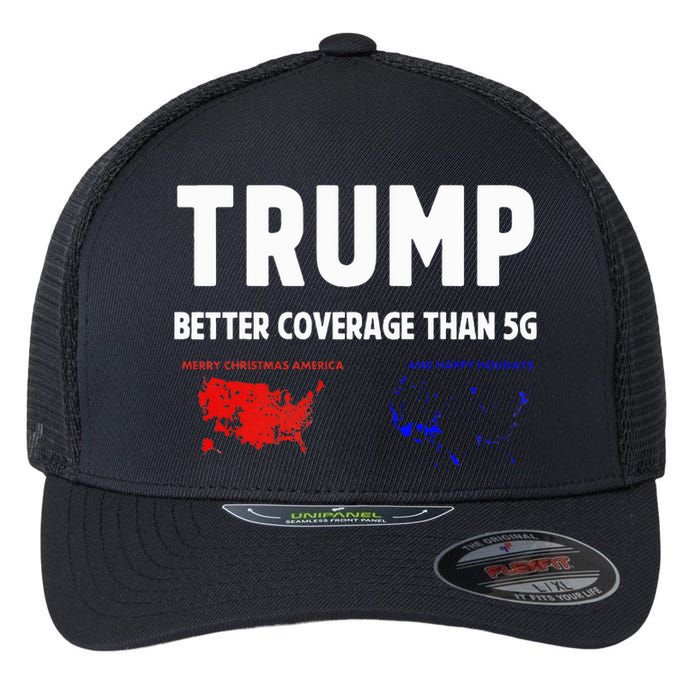 Trump Better Coverage Politics Flexfit Unipanel Trucker Cap