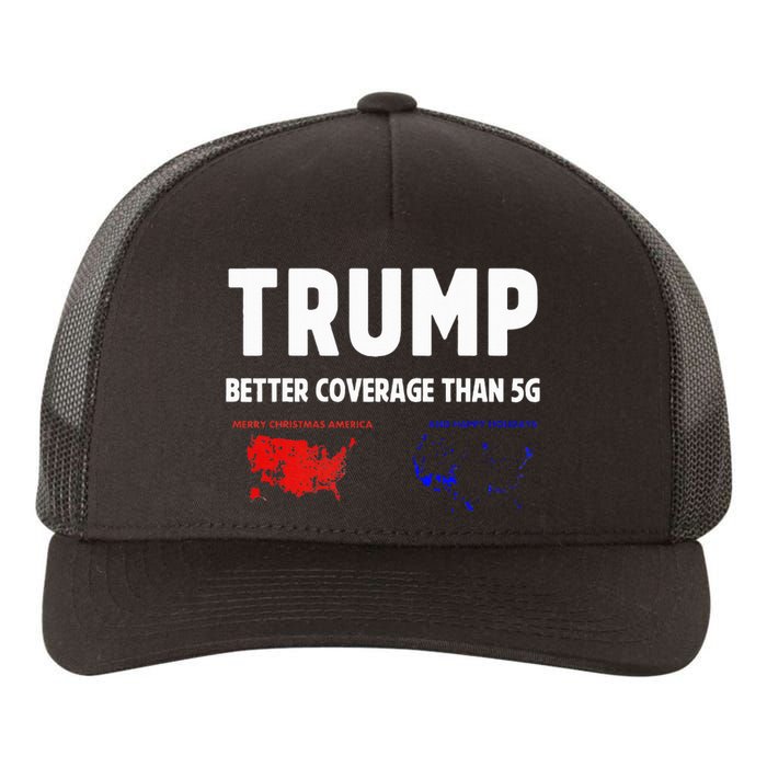 Trump Better Coverage Politics Yupoong Adult 5-Panel Trucker Hat