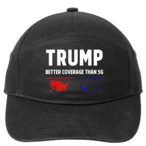 Trump Better Coverage Politics 7-Panel Snapback Hat