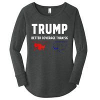 Trump Better Coverage Politics Women's Perfect Tri Tunic Long Sleeve Shirt