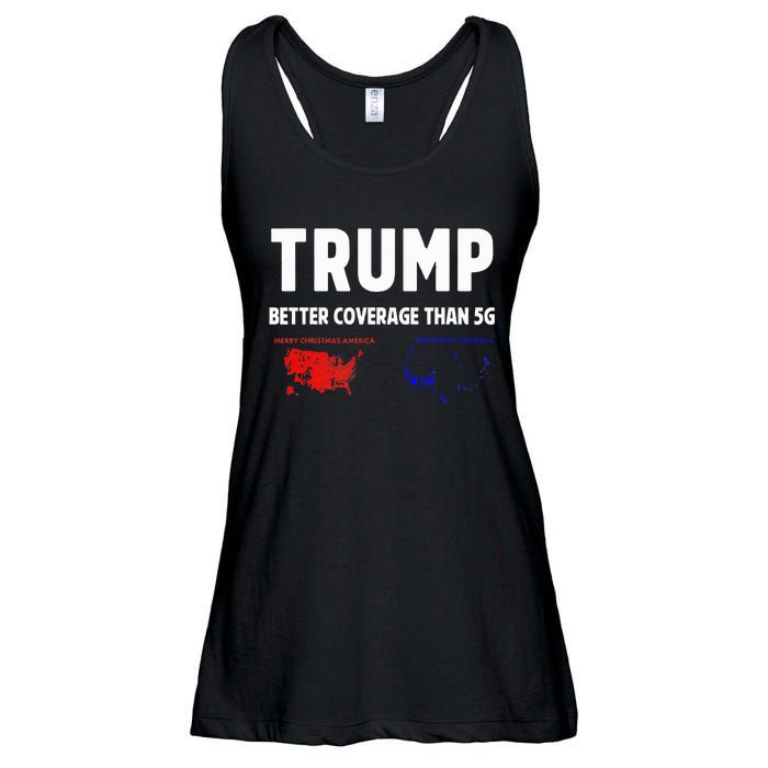 Trump Better Coverage Politics Ladies Essential Flowy Tank