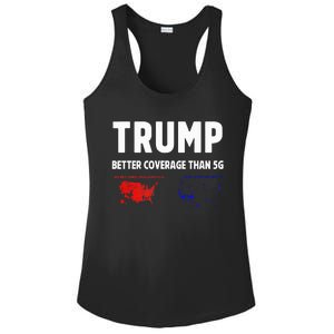 Trump Better Coverage Politics Ladies PosiCharge Competitor Racerback Tank