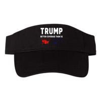 Trump Better Coverage Politics Valucap Bio-Washed Visor