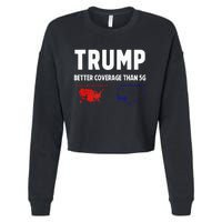 Trump Better Coverage Politics Cropped Pullover Crew