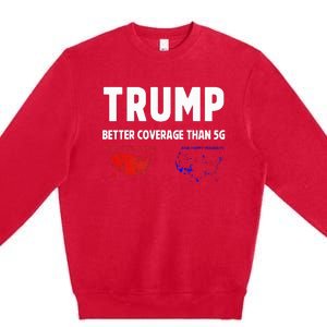 Trump Better Coverage Politics Premium Crewneck Sweatshirt