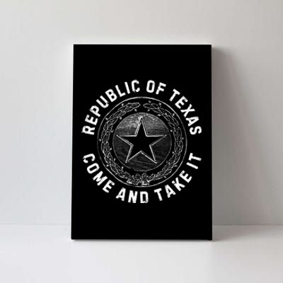 Texas Border Crisis Come And Take It Canvas