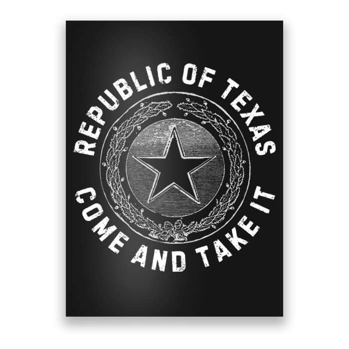 Texas Border Crisis Come And Take It Poster