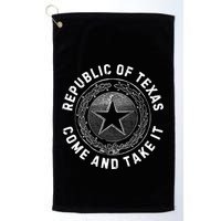 Texas Border Crisis Come And Take It Golf Towel