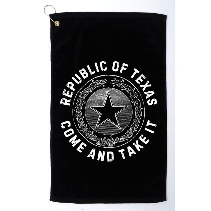 Texas Border Crisis Come And Take It Golf Towel