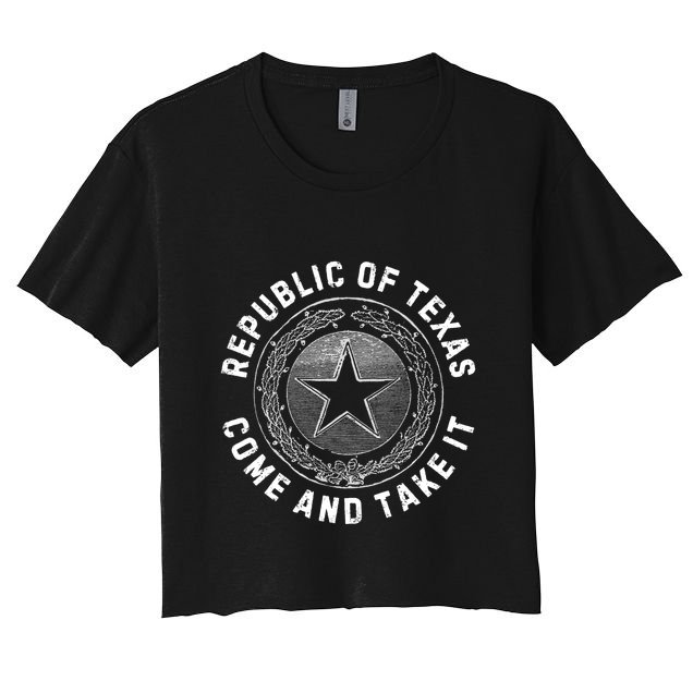 Texas Border Crisis Come And Take It Crop Top
