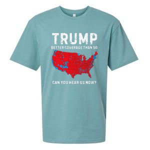 Trump Better Coverage Than 5g Can You Hear Us Now Sueded Cloud Jersey T-Shirt