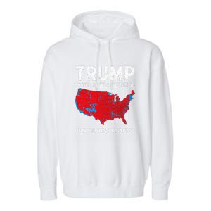 Trump Better Coverage Than 5g Can You Hear Us Now Garment-Dyed Fleece Hoodie