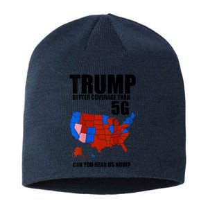 Trump Better Coverage Than 5g Can You Hear Us Now Usa Map Sustainable Beanie