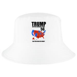 Trump Better Coverage Than 5g Can You Hear Us Now Usa Map Cool Comfort Performance Bucket Hat