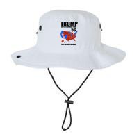 Trump Better Coverage Than 5g Can You Hear Us Now Usa Map Legacy Cool Fit Booney Bucket Hat