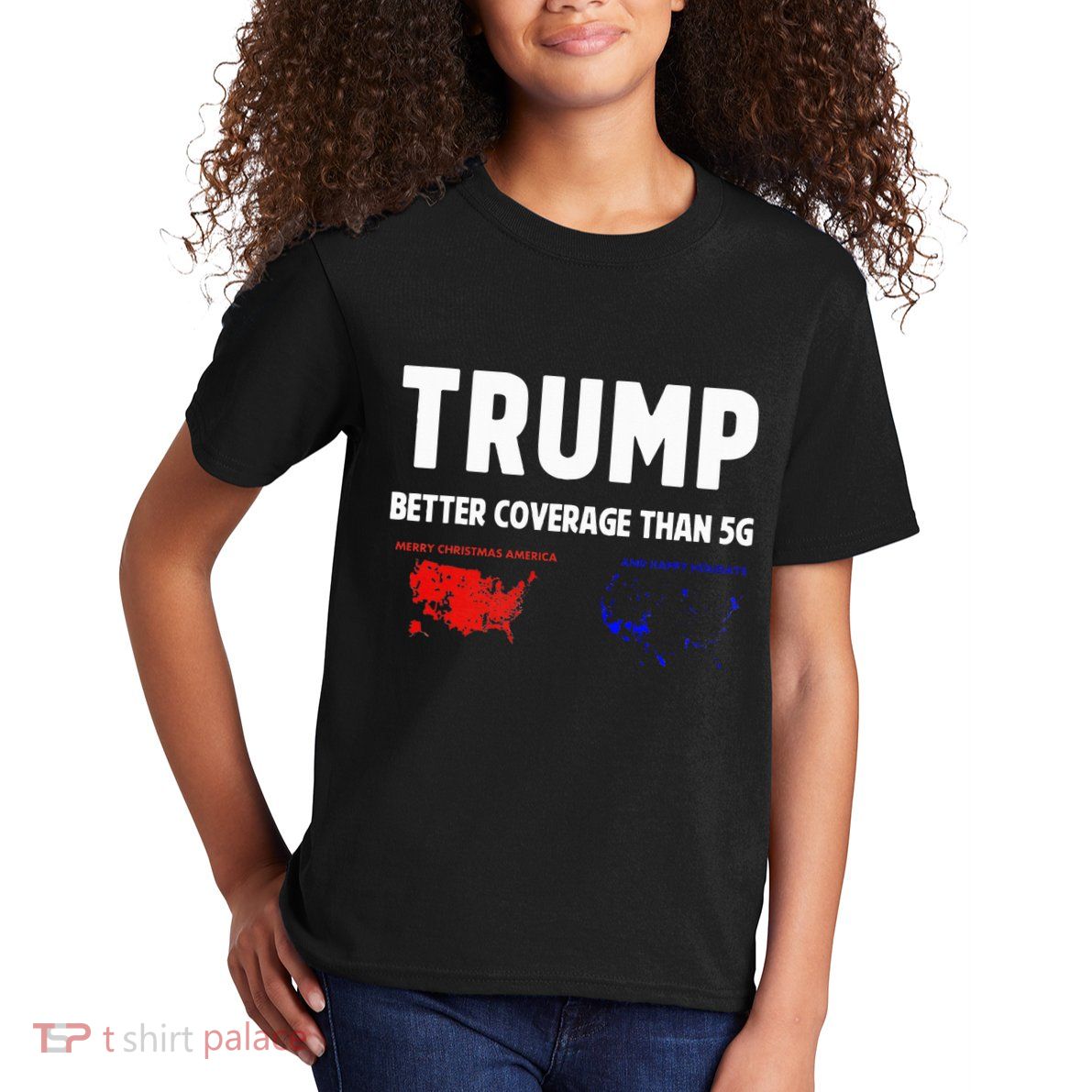 Trump Better Coverage Politics Kids T-Shirt