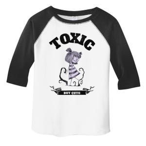 Toxic But Cute Creepy Funny Halloween Graphic Toddler Fine Jersey T-Shirt