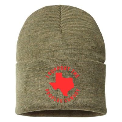 Texas Border Crisis Peoples Convoy Sustainable Knit Beanie