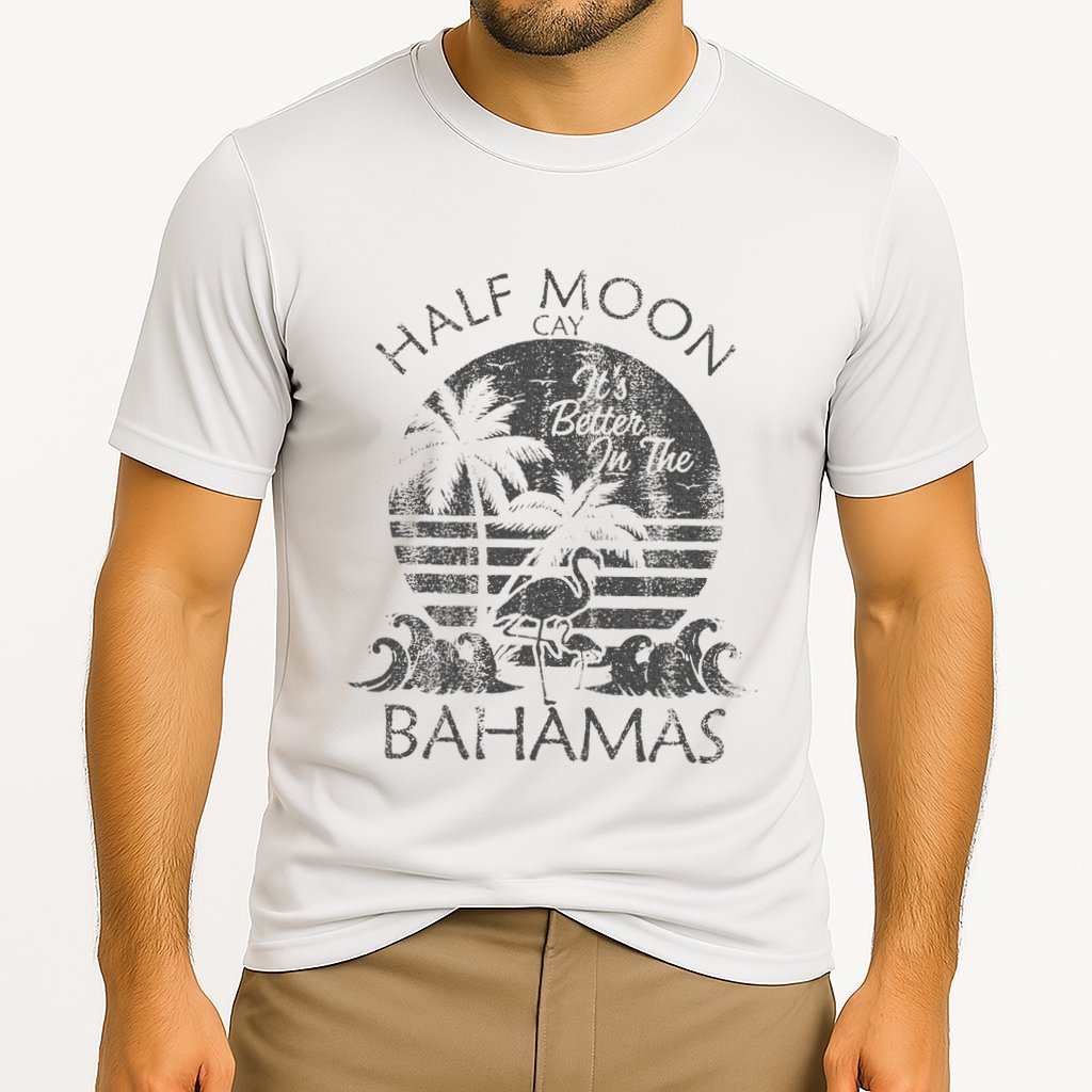 The Bahamas Cruise Half Moon Bahamas Travel Bahamas Vacation Cooling Performance Crew T-Shirt