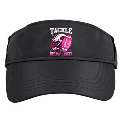 Tackle Breast Cancer Awareness Pink Ribbon Football Adult Drive Performance Visor