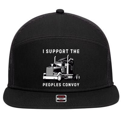 Texas Border Crisis Peoples Convoy 7 Panel Mesh Trucker Snapback Hat