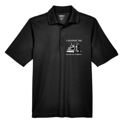 Texas Border Crisis Peoples Convoy Men's Origin Performance Pique Polo