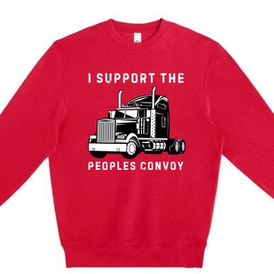 Texas Border Crisis Peoples Convoy Premium Crewneck Sweatshirt