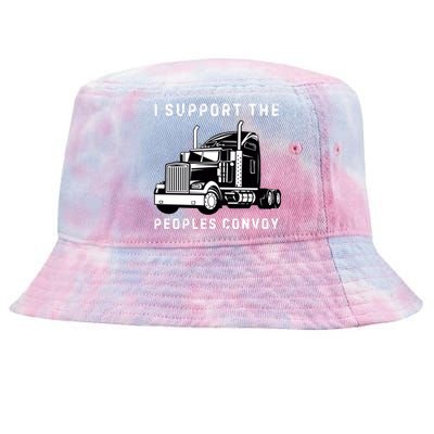 Texas Border Crisis Peoples Convoy Tie-Dyed Bucket Hat