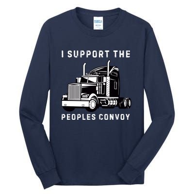 Texas Border Crisis Peoples Convoy Tall Long Sleeve T-Shirt