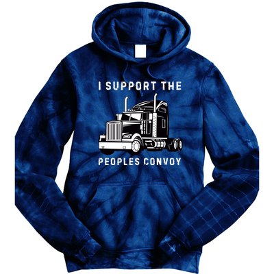 Texas Border Crisis Peoples Convoy Tie Dye Hoodie