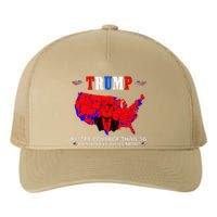 Trump Better Coverage Than 5g Can You Hear Us Now Usa Map Yupoong Adult 5-Panel Trucker Hat