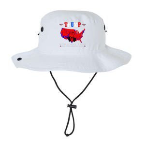 Trump Better Coverage Than 5g Can You Hear Us Now Usa Map Legacy Cool Fit Booney Bucket Hat