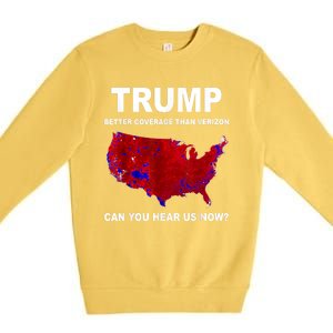 Trump Better Coverage Politics Premium Crewneck Sweatshirt